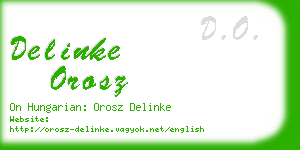 delinke orosz business card
